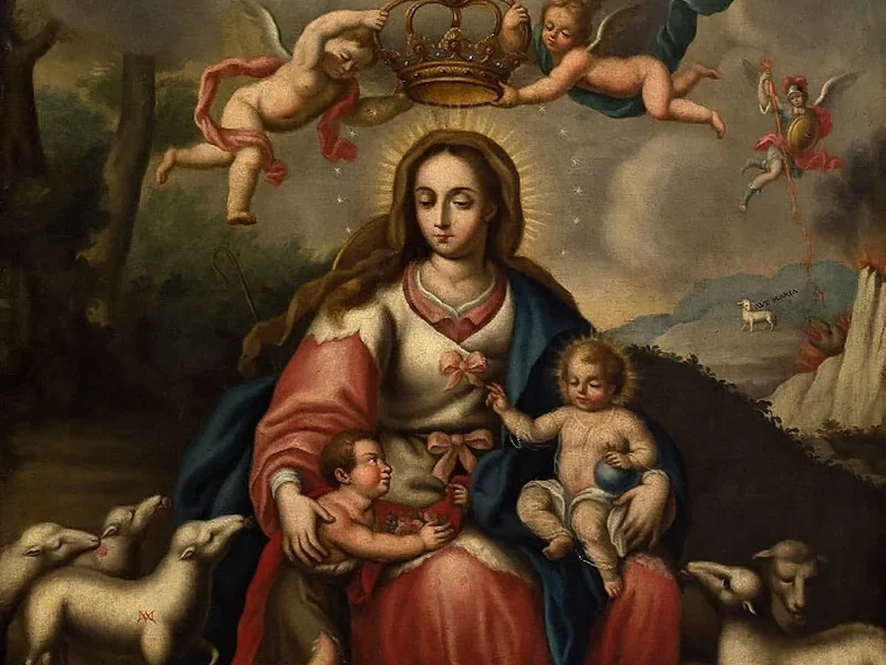 1734-José Nicolás de la Escalera - La Divina Pastora